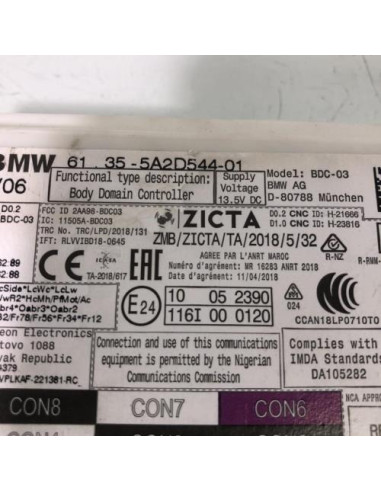 Calculateur BMW SERIE 1 F40 Diesel