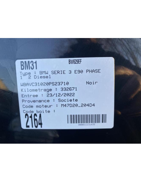 Capteur aide au stationnement BMW SERIE 3 E90 PHASE 1 Diesel