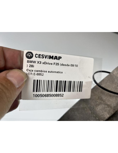 Boite de vitesses BMW X3 F25 PHASE 1 