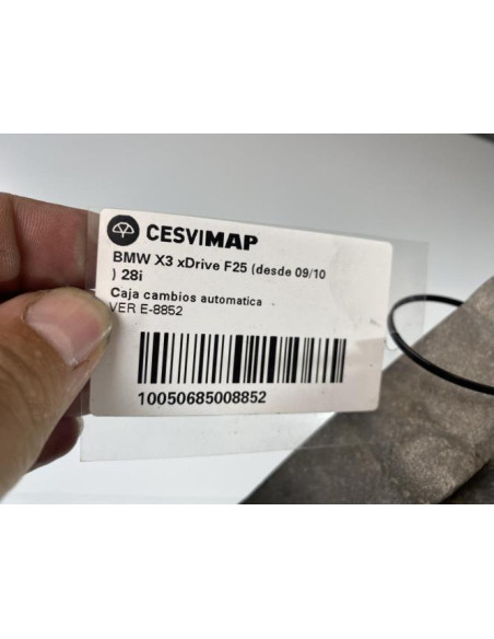 Boite de vitesses BMW X3 F25 PHASE 1 