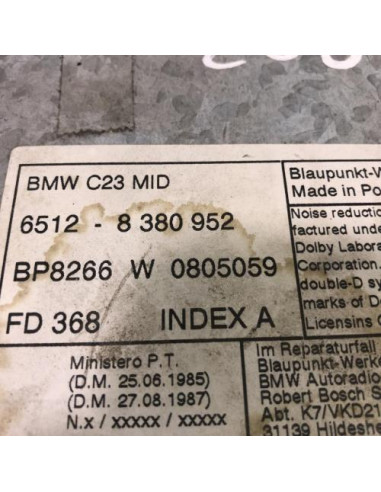 Autoradio d'origine BMW SERIE 7 E38 Diesel