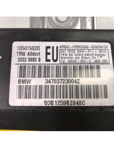 Air bag lateral droit BMW SERIE 3 E46 PHASE 2 Diesel