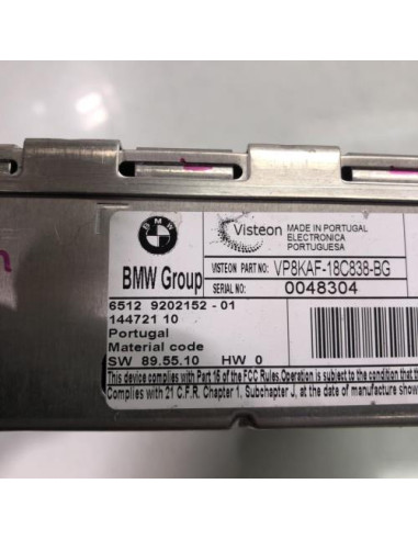 Autoradio d'origine BMW SERIE 1 E87 PHASE 2 Diesel