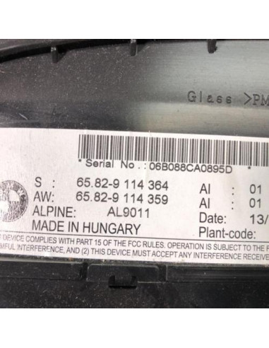 Ecran GPS BMW SERIE 3 E91 TOURING PHASE 1 BREAK Diesel