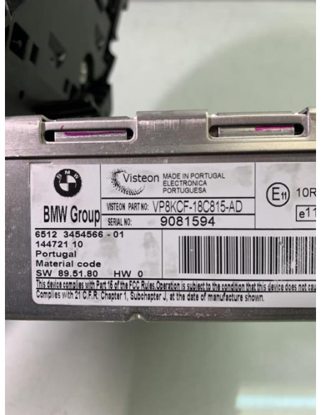 Autoradio d'origine MINI MINI 2 R56 PHASE 1 Essence