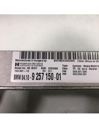 Calculateur BMW SERIE 1 F20 PHASE 1 