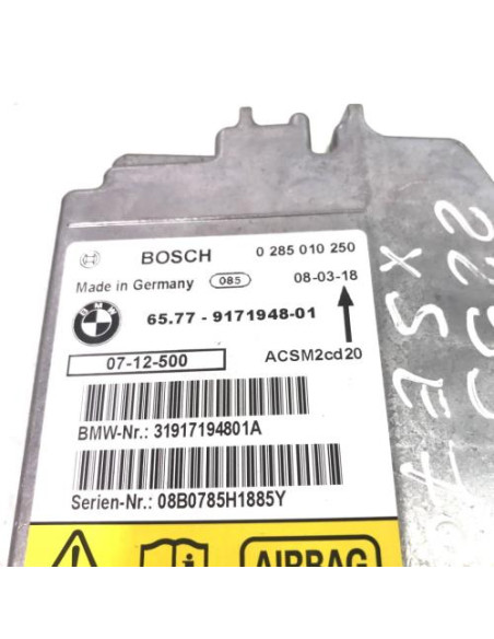 Boitier air bag BMW X5 E70 PHASE 1 Diesel