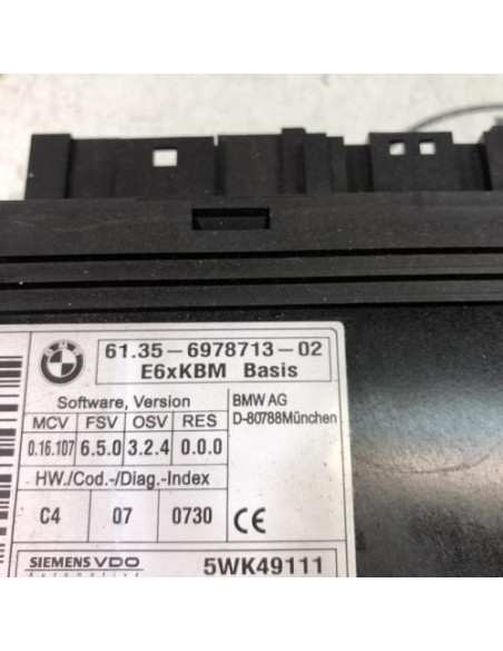Calculateur BMW SERIE 5 E60 PHASE 1 Diesel