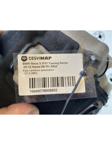 Boite de vitesses BMW SERIE 3 F31 TOURING PHASE 1 BREAK 