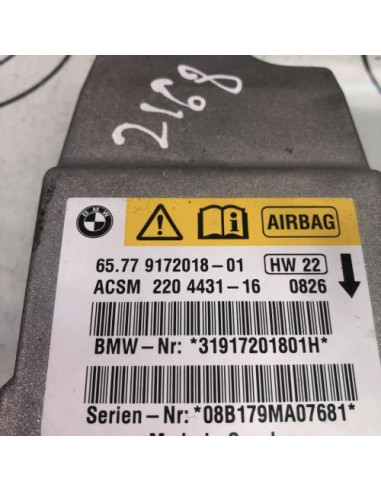 Boitier air bag BMW SERIE 5 E60 PHASE 2 Diesel