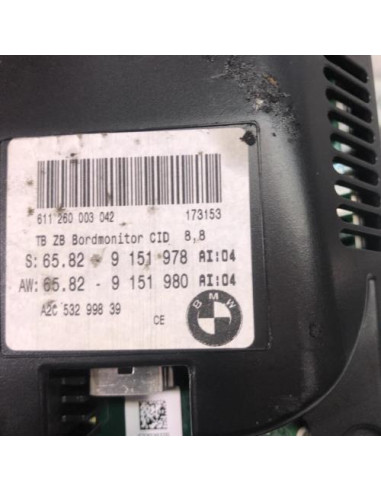 Ecran GPS BMW SERIE 5 E60 PHASE 2 Diesel