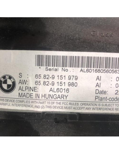 Ecran GPS BMW SERIE 3 E92 COUPE PHASE 1 Diesel