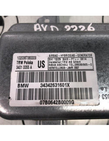 Air bag lateral droit BMW X3 E83 PHASE 2 Diesel