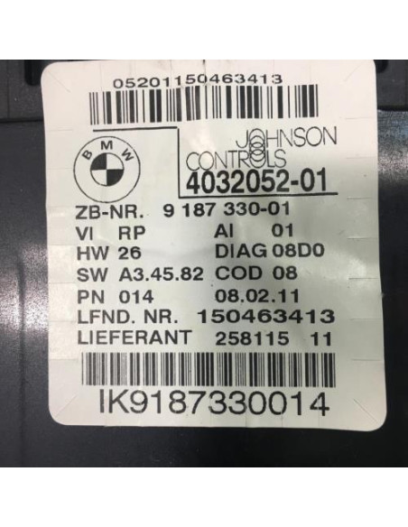 Compteur BMW SERIE 1 E87 PHASE 2 Diesel