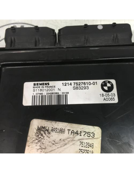 Calculateur moteur MINI MINI 1 R50/R53 PHASE 1 Essence