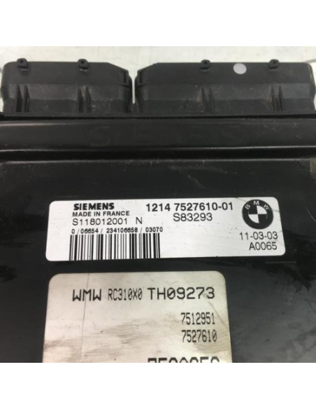 Calculateur moteur MINI MINI 1 R50/R53 PHASE 1 Essence