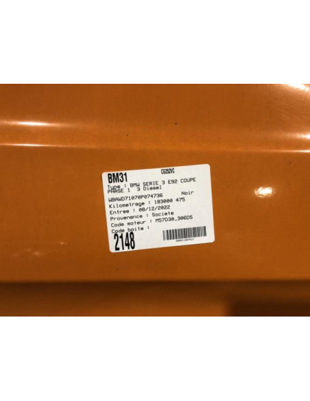 Condenseur de clim BMW SERIE 3 E92 COUPE PHASE 1 Diesel