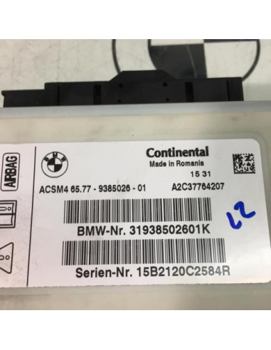 Boitier air bag BMW X6 F16 