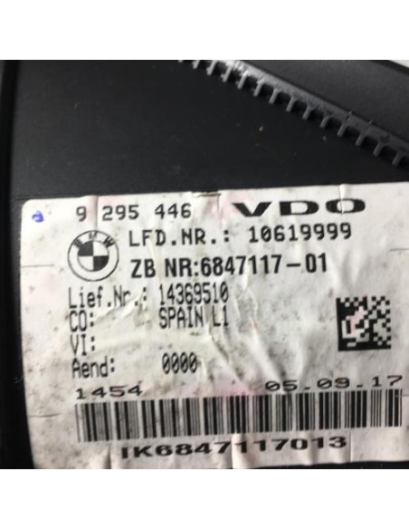 Compteur BMW X1 F48 PHASE 1 