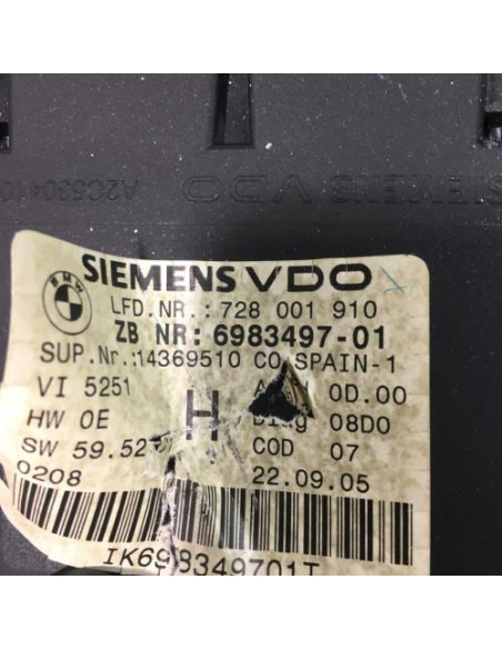 Compteur BMW SERIE 3 E91 TOURING PHASE 1 BREAK Diesel