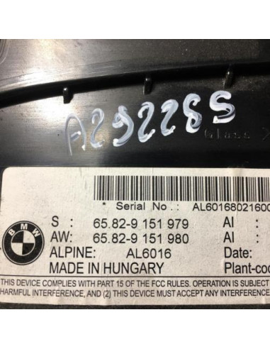 Ecran GPS BMW SERIE 3 E90 PHASE 1 