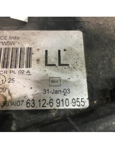 Optique avant principal gauche (feux)(phare) BMW SERIE 3 E46 PHASE 2 