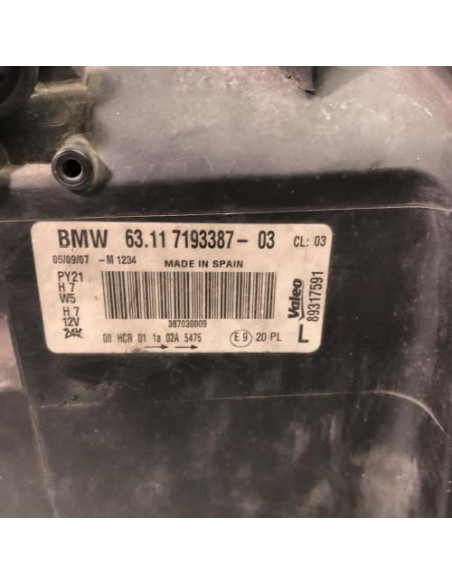 Optique avant principal gauche (feux)(phare) BMW SERIE 1 E87 PHASE 2 Diesel