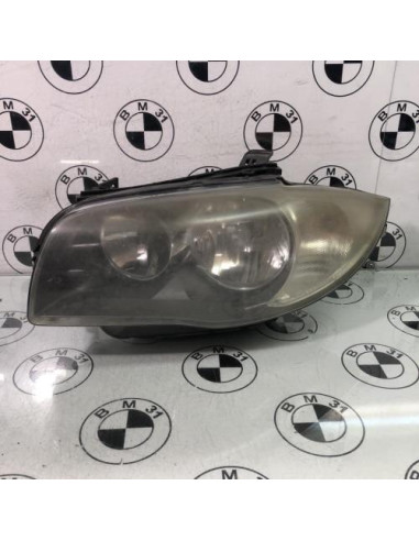 Optique avant principal gauche (feux)(phare) BMW SERIE 1 E87 PHASE 2 Diesel