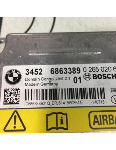 Boitier air bag BMW SERIE 2 F22 COUPE PHASE 1 Essence