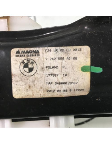 Leve vitre electrique arriere gauche BMW SERIE 1 F20 PHASE 1 Diesel