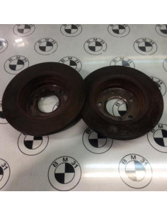 Paire de disques arriere (freinage) BMW SERIE 3 E46 COMPACT PHASE 2 Diesel 2