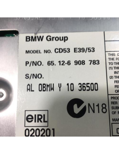 Autoradio d'origine BMW X5 E53 Essence