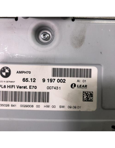 Amplificateur audio BMW X6 E71 PHASE 1 Essence