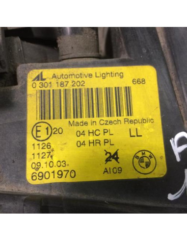 Optique avant principal droit (feux)(phare) BMW SERIE 3 E46 COMPACT PHASE 2 Diesel
