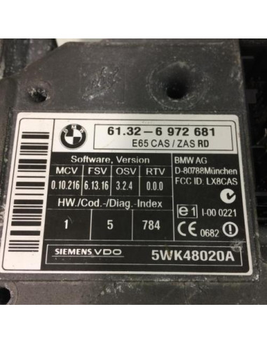 Lecteur de carte (neiman) BMW SERIE 7 E65 PHASE 2 Diesel