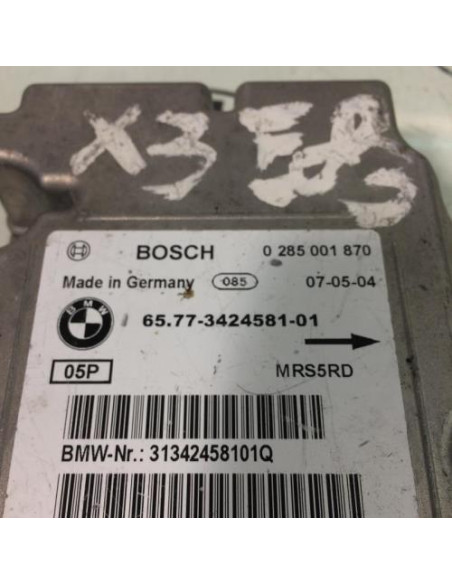 Boitier air bag BMW X3 E83 PHASE 1 