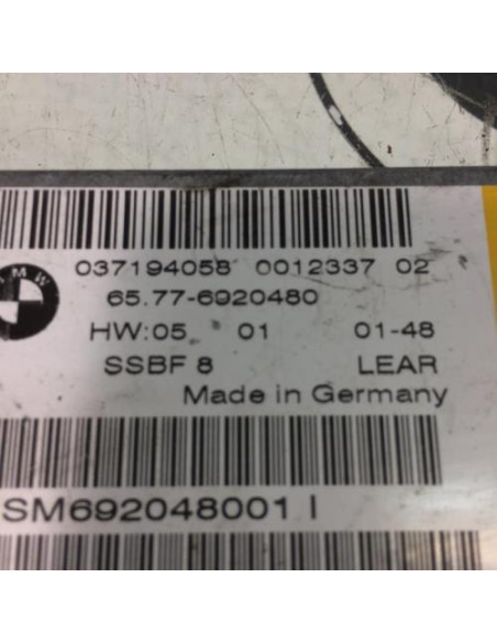 Boitier air bag BMW SERIE 7 E65 PHASE 1 
