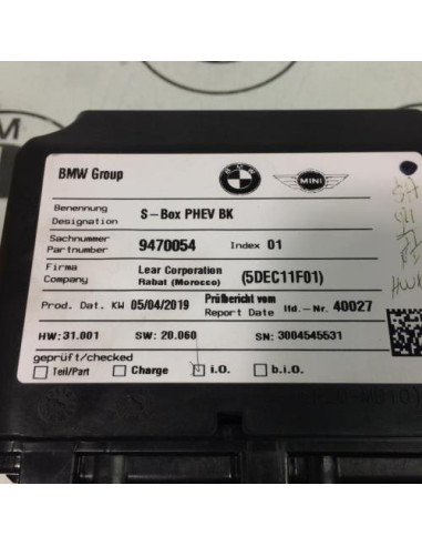 Batterie BMW SERIE 3 G20 