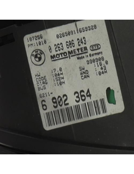 Compteur BMW SERIE 3 E46 PHASE 1 Diesel