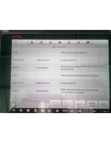 Capteur BMW SERIE 7 E65 PHASE 2 Diesel