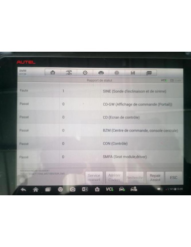 Capteur BMW SERIE 7 E65 PHASE 2 Diesel