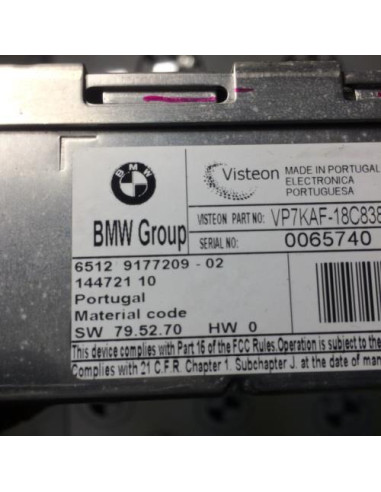 Autoradio d'origine BMW SERIE 1 E82 COUPE Diesel