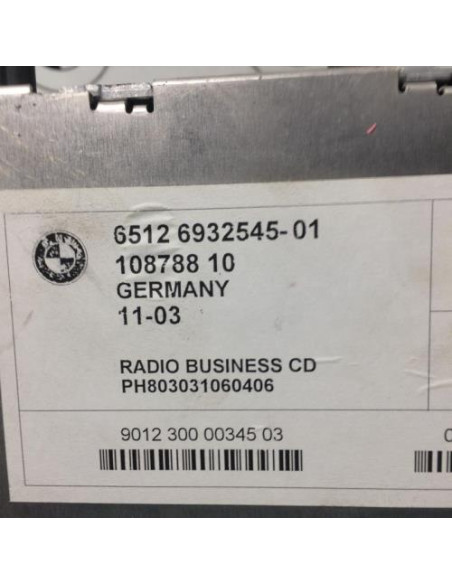 Autoradio d'origine BMW X3 E83 PHASE 1 Essence