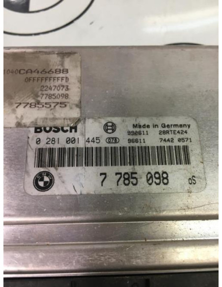 Calculateur BMW SERIE 3 E46 PHASE 1 