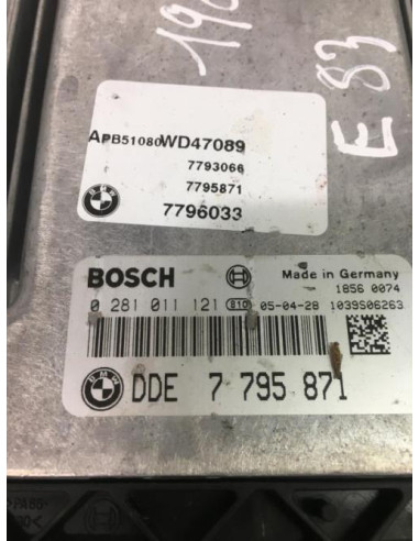 Calculateur BMW X3 E83 PHASE 1 Diesel