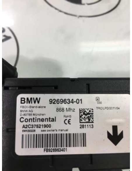 Antenne BMW SERIE 3 F30 PHASE 1 