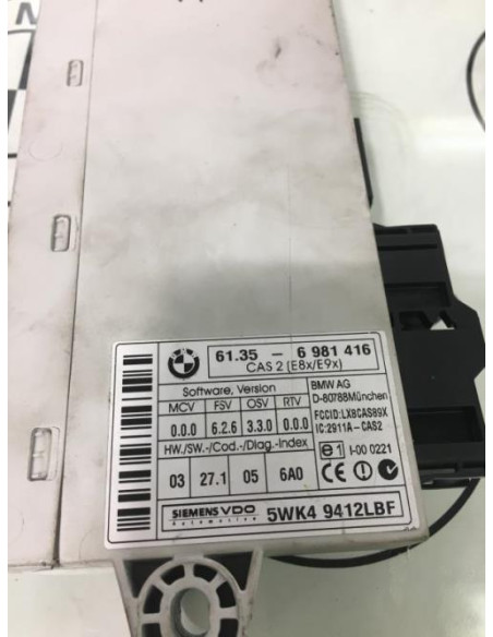 Calculateur BMW SERIE 3 E91 TOURING PHASE 1 BREAK Diesel