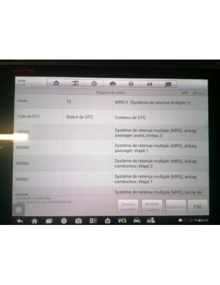 Compteur BMW X3 E83 PHASE 2 Diesel