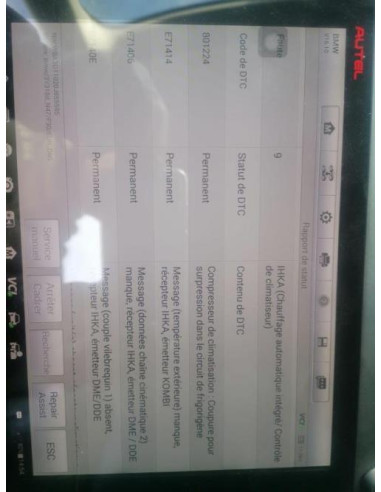 Baie de pare brise BMW SERIE 3 F30 PHASE 1 Diesel