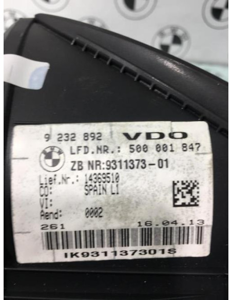 Compteur BMW SERIE 1 F21 PHASE 1 Diesel